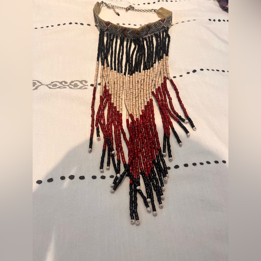 Beaded choker